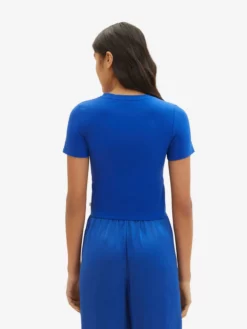 TOM TAILOR Denim T-shirts T-shirt Femme Bleu -Soldes TOM TAILOR Denim 2023 00ea876efca21727a9dd45ce048e524b scaled