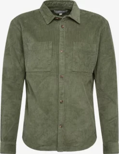 TOM TAILOR Denim Chemises Décontractées Coupe Regular Chemise Homme Vert Gazon