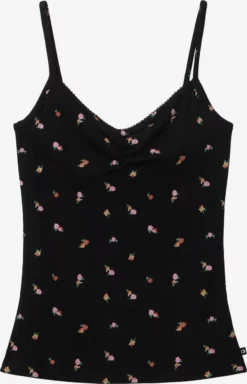 TOM TAILOR Denim Tops En Dentelle Haut Femme Noir