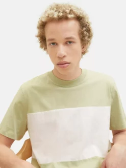 TOM TAILOR Denim T-shirts T-Shirt Cutline Homme Beige -Soldes TOM TAILOR Denim 2023 04664de9e23bb96a1910009e1524dc7b scaled