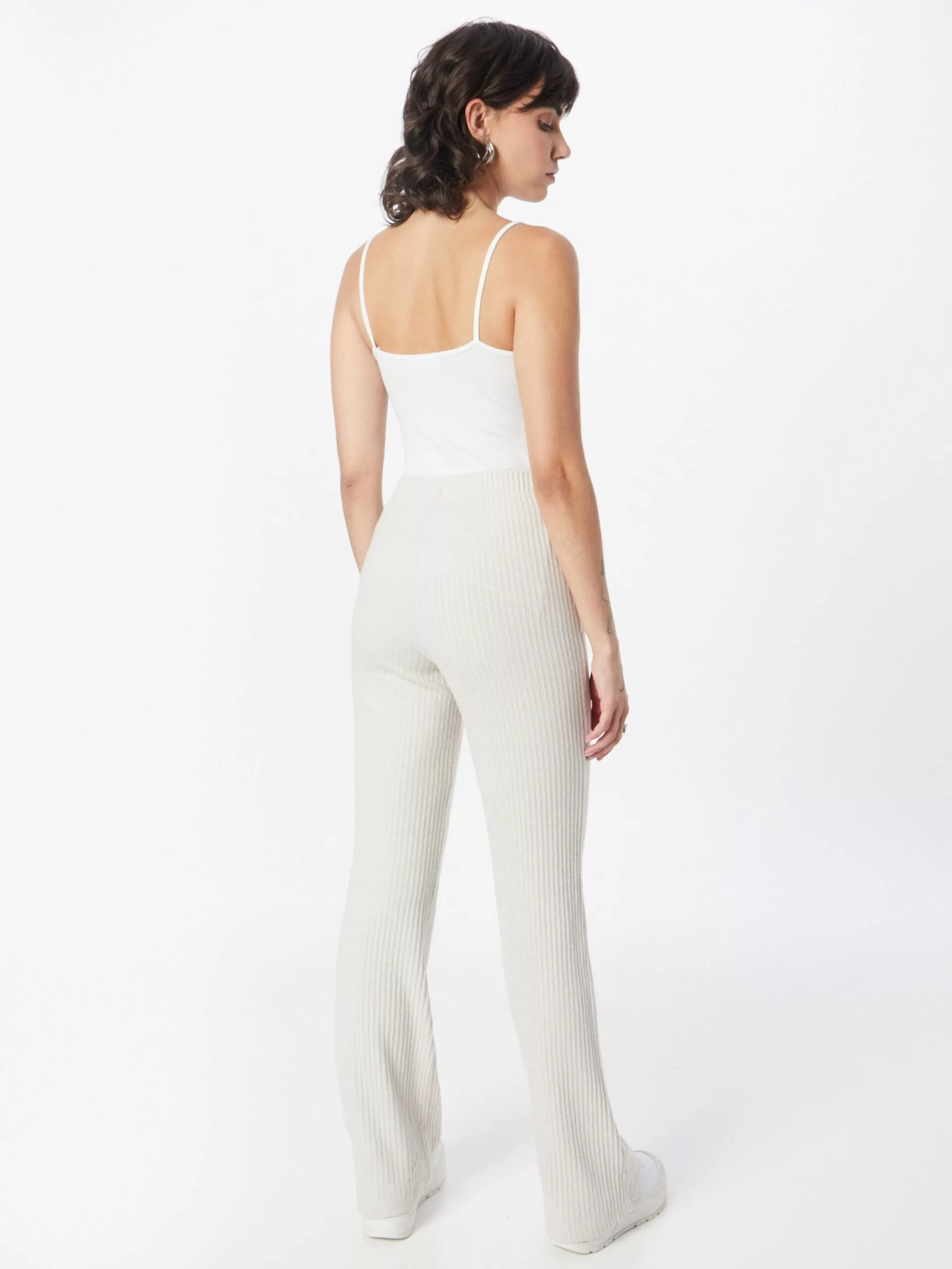 TOM TAILOR Denim Pantalons En Toile évasé Pantalon Femme Gris Clair 3 TOM TAILOR Denim Pantalons En Toile évasé Pantalon Femme Gris Clair – Image 3