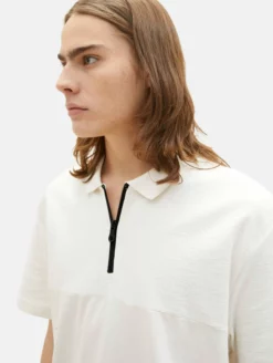 TOM TAILOR Denim Polos T-Shirt Homme Blanc Cassé -Soldes TOM TAILOR Denim 2023 0598abc63a09173418074f1c1240f4fe scaled