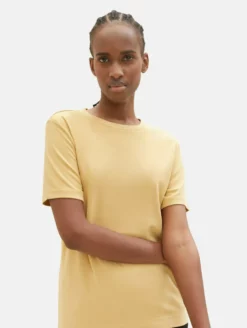 TOM TAILOR Denim T-shirts T-shirt Femme Noisette -Soldes TOM TAILOR Denim 2023 080bdd83f83565e377ffa27effbc7721 scaled