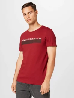 TOM TAILOR Denim T-shirts T-Shirt Homme Bleu Marine / Kaki / Rouge -Soldes TOM TAILOR Denim 2023 0bcbb81a9bf3f6d35a6e25fc95430f63 scaled