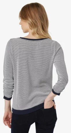 TOM TAILOR Denim Sweats Sweat-shirt Femme Bleu Marine / Blanc -Soldes TOM TAILOR Denim 2023 0c88039f2d54dce7f9da2827ba6cb682 scaled