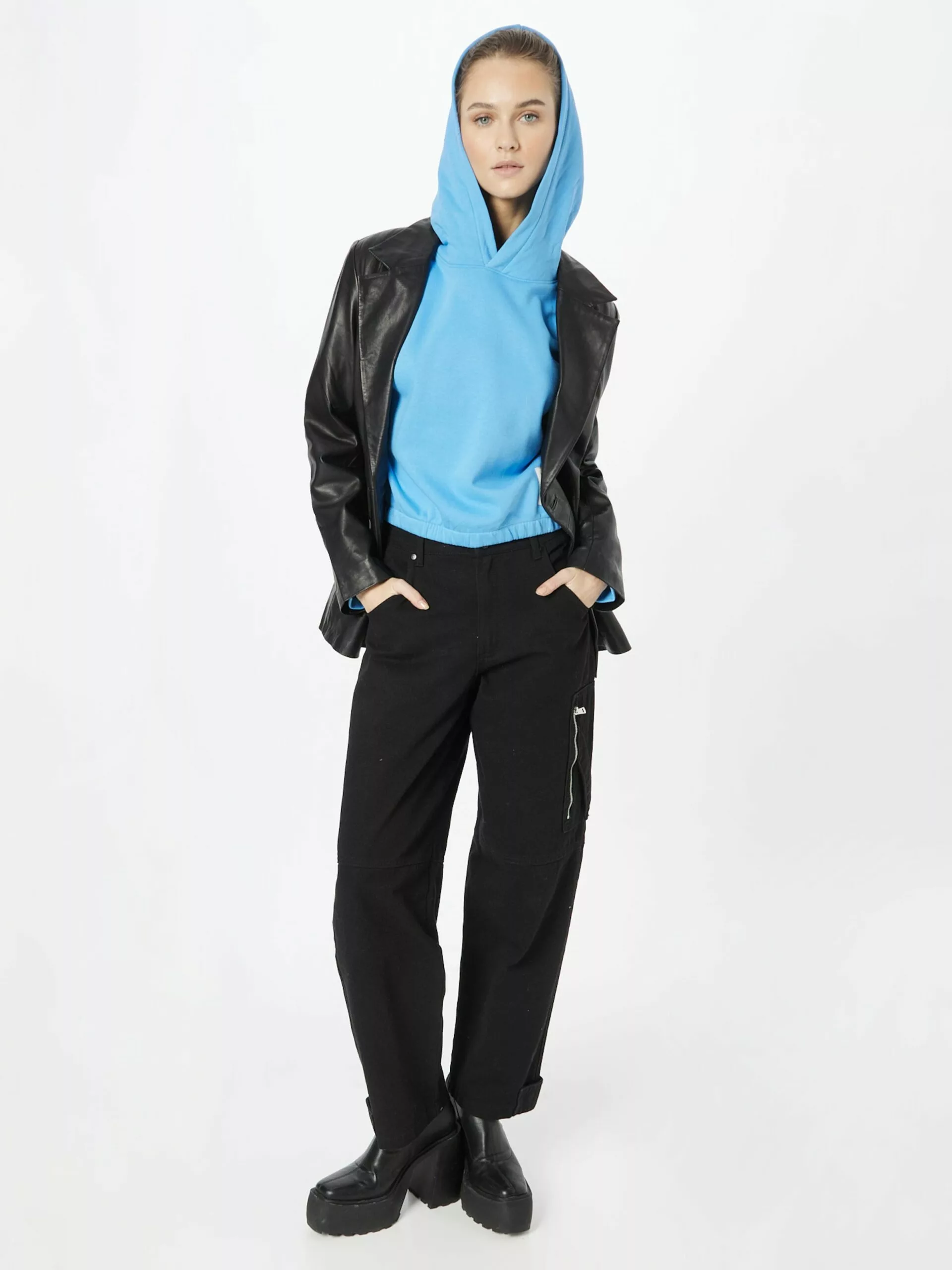 TOM TAILOR Denim Sweats à Capuche Sweat-shirt Femme Bleu Clair 5 TOM TAILOR Denim Sweats à Capuche Sweat-shirt Femme Bleu Clair – Image 5