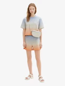 TOM TAILOR Denim T-shirts T-shirt Femme Bleu / Orange -Soldes TOM TAILOR Denim 2023 12976f6d78365641b70a8475803d7c5a scaled