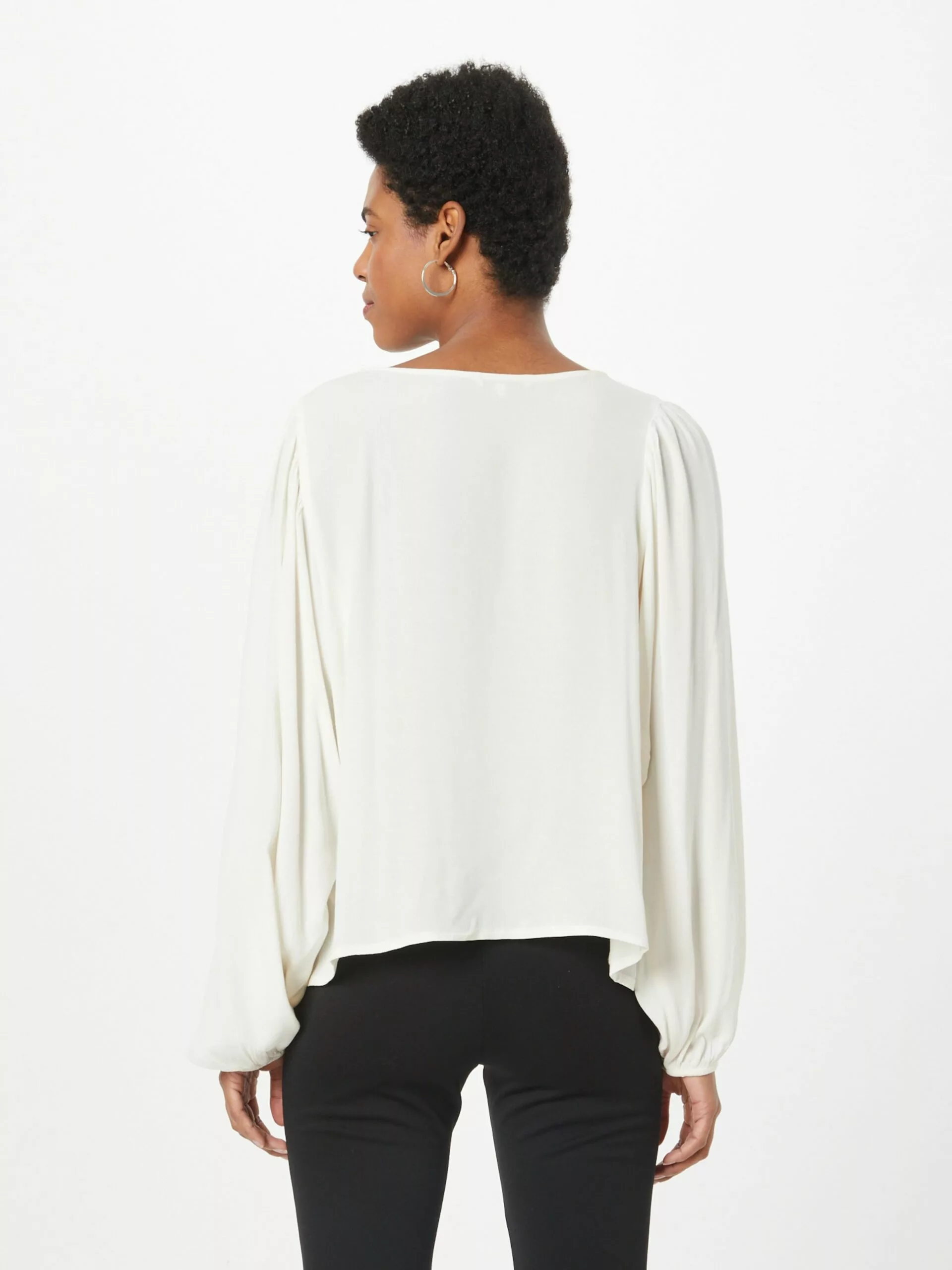 TOM TAILOR Denim Hauts Chemisier Femme Blanc 3 TOM TAILOR Denim Hauts Chemisier Femme Blanc – Image 3