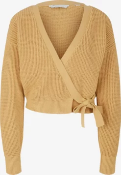 TOM TAILOR Denim Gilets Cardigan Femme Noisette