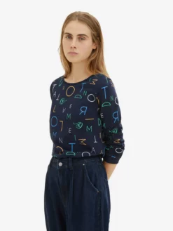 TOM TAILOR Denim Sweats Sweat-shirt Femme Bleu Clair / Bleu Foncé -Soldes TOM TAILOR Denim 2023 1354b5baa15a311d43da6a293dbda32f scaled