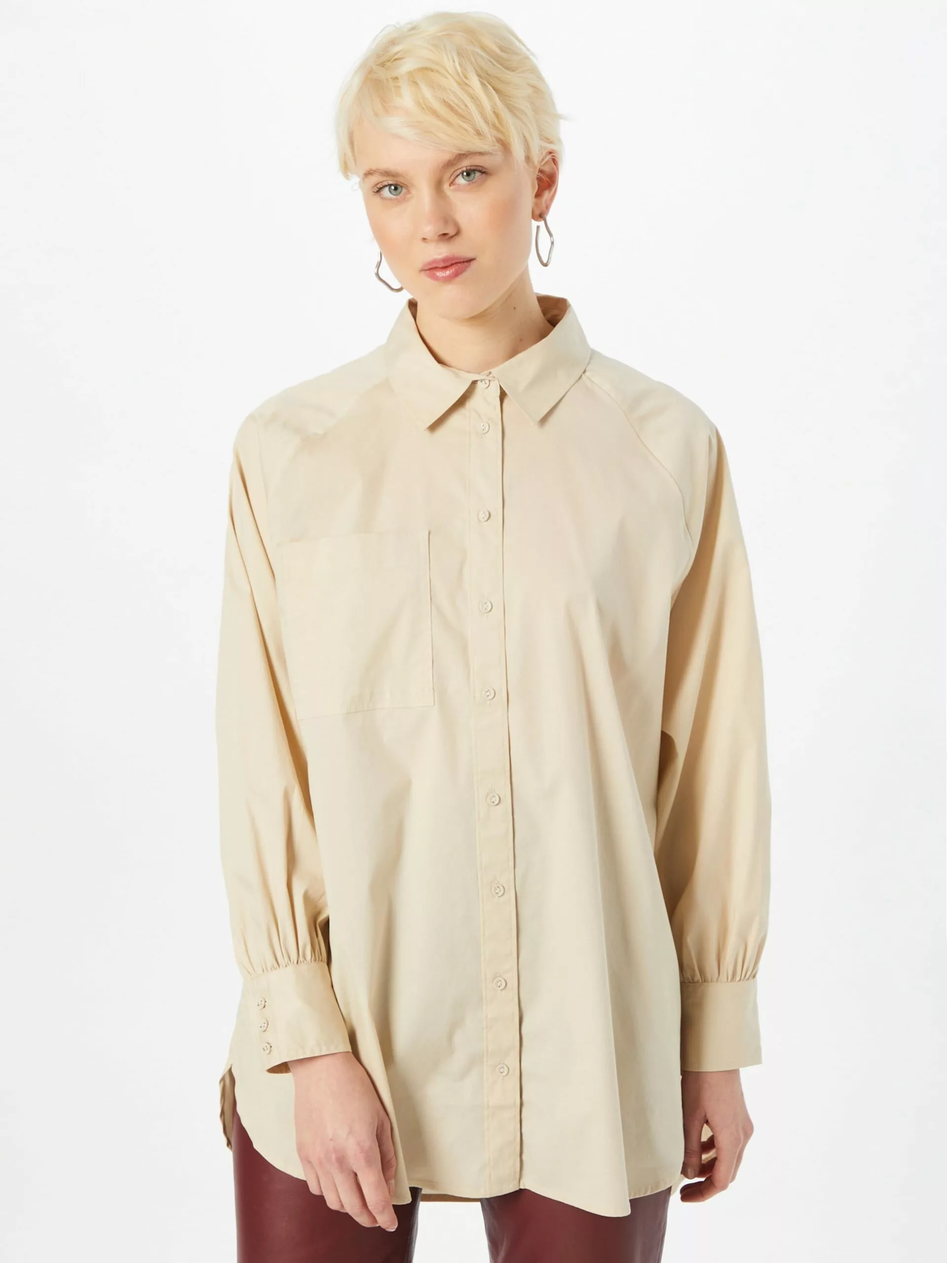 TOM TAILOR Denim Chemisiers Chemisier Femme Mastic 3 TOM TAILOR Denim Chemisiers Chemisier Femme Mastic – Image 3