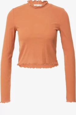 TOM TAILOR Denim T-shirts à Manches Longues T-shirt Femme Mandarine