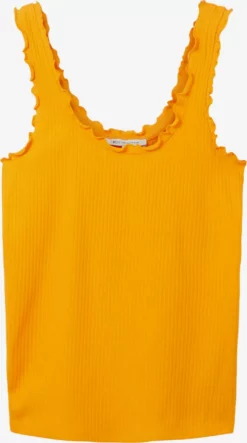 TOM TAILOR Denim Débardeurs Haut Femme Orange Clair