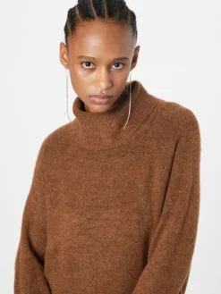 TOM TAILOR Denim Robes Robes En Maille Femme Marron Chiné -Soldes TOM TAILOR Denim 2023 17f923871efa4573c8059d3c23b2e443 scaled