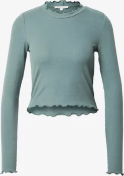 TOM TAILOR Denim T-shirts à Manches Longues T-shirt Femme Menthe