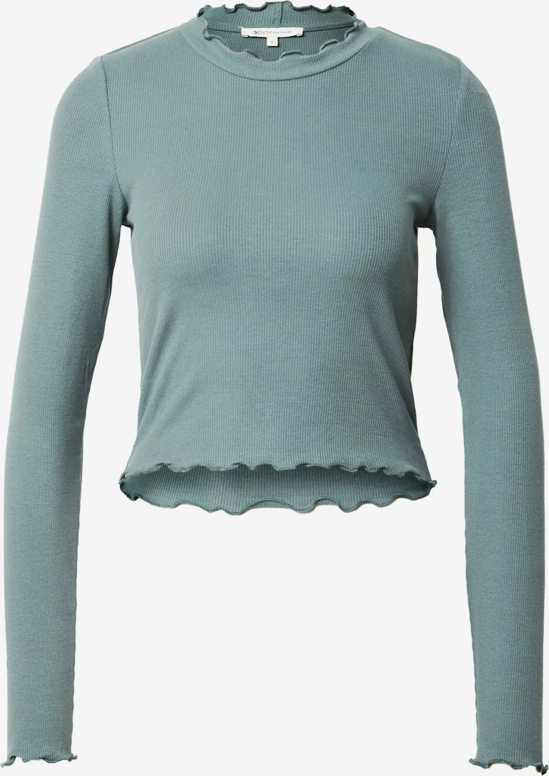 TOM TAILOR Denim T-shirts à Manches Longues T-shirt Femme Menthe 1 TOM TAILOR Denim T-shirts à Manches Longues T-shirt Femme Menthe