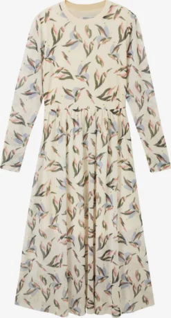 TOM TAILOR Denim Robes Midi Robe Femme Crème