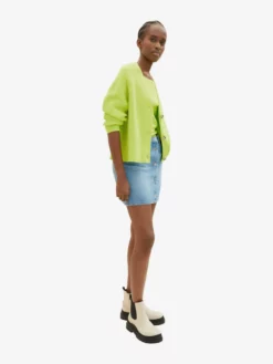 TOM TAILOR Denim Gilets Cardigan Femme Vert Fluo -Soldes TOM TAILOR Denim 2023 1a20a9fa287af9af56b8126289adb2c2 scaled