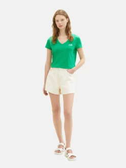 TOM TAILOR Denim T-shirts T-shirt Femme Vert -Soldes TOM TAILOR Denim 2023 1a3d0d69942924d3441e1c7e4f1f7965 scaled