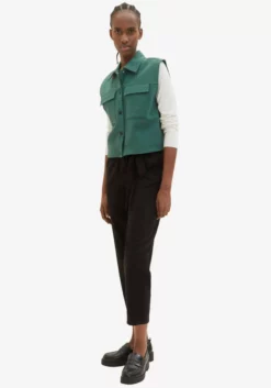 TOM TAILOR Denim Pantalons En Toile Regular Pantalon Femme Noir -Soldes TOM TAILOR Denim 2023 1be79d28f3384ac49a124c494e3f9dad scaled