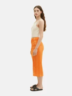 TOM TAILOR Denim Jupes Midi Jupe Femme Orange -Soldes TOM TAILOR Denim 2023 1f7b65f3878e6bcdb157077294b3f93e scaled