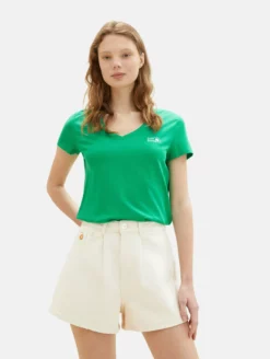 TOM TAILOR Denim T-shirts T-shirt Femme Vert -Soldes TOM TAILOR Denim 2023 253862c20703f704958ac5fd1c102959 scaled