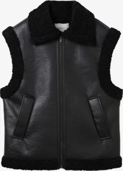 TOM TAILOR Denim Vestes Sans Manches Gilet Femme Noir