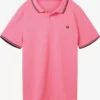 TOM TAILOR Denim Polos T-Shirt Homme Rose