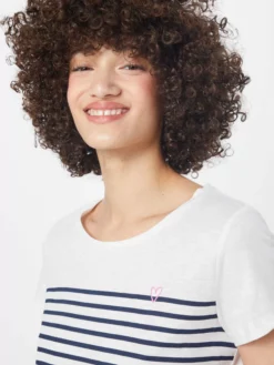 TOM TAILOR Denim T-shirts T-shirt Femme Blanc -Soldes TOM TAILOR Denim 2023 28108f538e8a0890e6e576389dfd1553 scaled