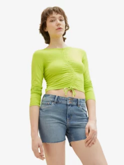 TOM TAILOR Denim T-shirts à Manches Longues T-shirt Femme Vert Fluo -Soldes TOM TAILOR Denim 2023 28ea4db760234da3d3fdf7a798878592 scaled