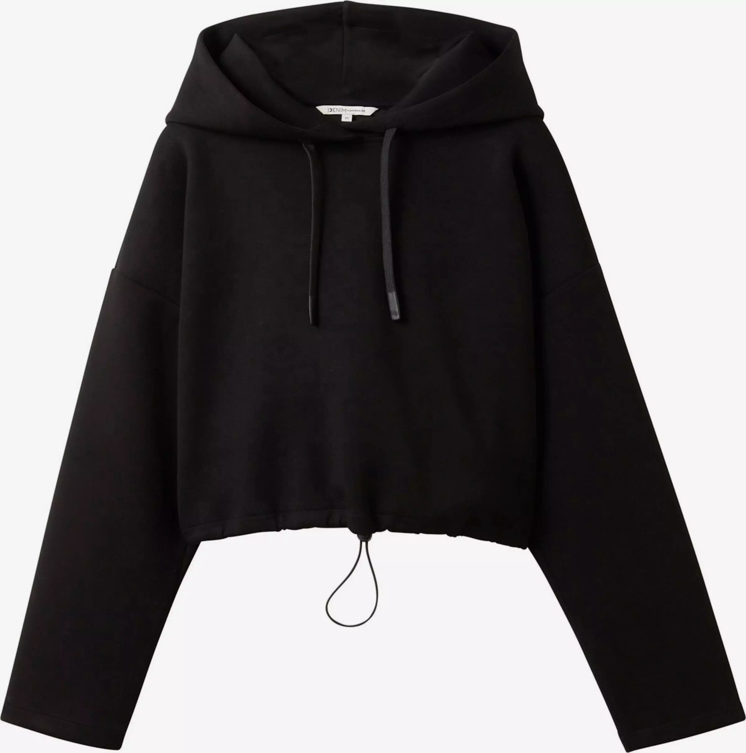 TOM TAILOR Denim Sweats à Capuche Sweat-shirt Femme Noir 1 TOM TAILOR Denim Sweats à Capuche Sweat-shirt Femme Noir