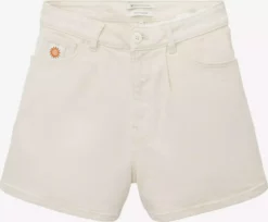 TOM TAILOR Denim Jeans Regular Jean à Pince Femme Crème