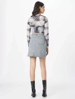 TOM TAILOR Denim Mini-jupes Jupe Femme Gris Clair -Soldes TOM TAILOR Denim 2023 3926285aa822d69f95bbfcdf1a526fed scaled