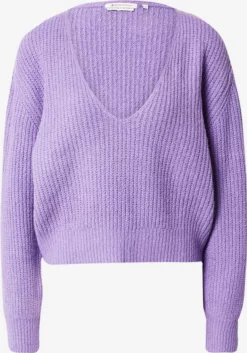 TOM TAILOR Denim Pulls Basiques Pull-over Femme Violet Clair
