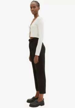 TOM TAILOR Denim Pantalons En Toile Regular Pantalon Femme Noir -Soldes TOM TAILOR Denim 2023 3f20d2abaa591338587fdc1bd242494d scaled