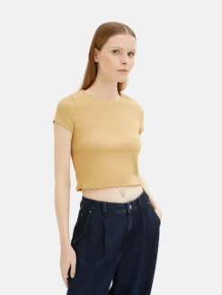 TOM TAILOR Denim T-shirts T-shirt Femme Noisette -Soldes TOM TAILOR Denim 2023 415e75df3fc18a47c3c425171857cc1c scaled