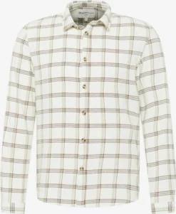TOM TAILOR Denim Chemises à Carreaux Coupe Slim Chemise Homme Crème