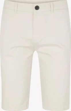 TOM TAILOR Denim Shorts Chino Coupe Slim Pantalon Chino Homme Crème