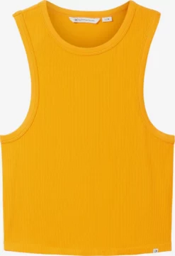 TOM TAILOR Denim Débardeurs Haut Femme Orange