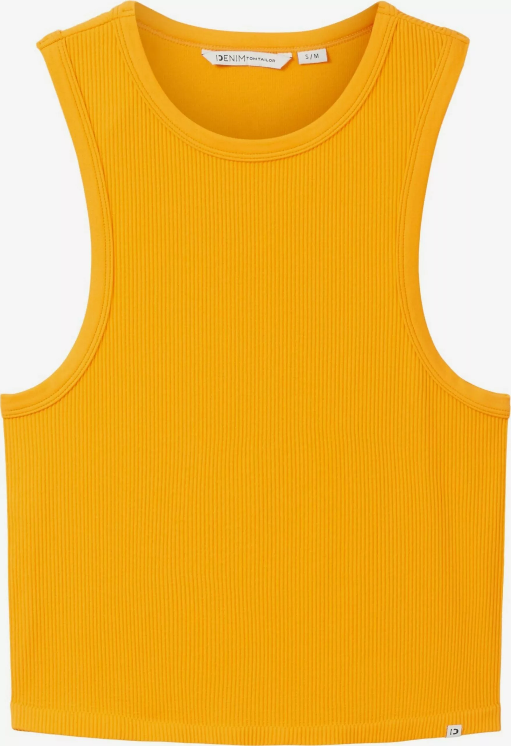 TOM TAILOR Denim Débardeurs Haut Femme Orange 1 TOM TAILOR Denim Débardeurs Haut Femme Orange