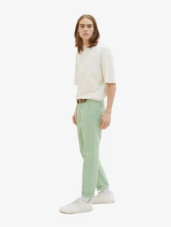 TOM TAILOR Denim Chinos Coupe Slim Pantalon Chino Homme Vert Pastel -Soldes TOM TAILOR Denim 2023 4f7317817c34db4212b0cc9654d8c6ed scaled