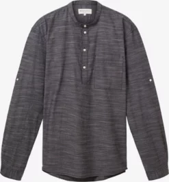TOM TAILOR Denim Chemises Fit Confort Chemise Homme Gris Foncé