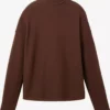 TOM TAILOR Denim Pulls Basiques Pull-over Femme Marron Châtaigne