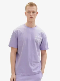 TOM TAILOR Denim T-shirts T-Shirt Homme Violet Clair -Soldes TOM TAILOR Denim 2023 579a3928b79fbe7738542db064cb9905 scaled