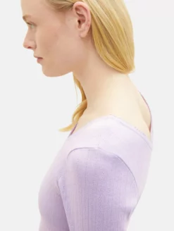 TOM TAILOR Denim T-shirts T-shirt Femme Violet Clair -Soldes TOM TAILOR Denim 2023 59266630e446aabf347bcd577ae00fa4 scaled