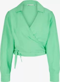 TOM TAILOR Denim Blouses Et Tuniques Chemisier Femme Vert Clair