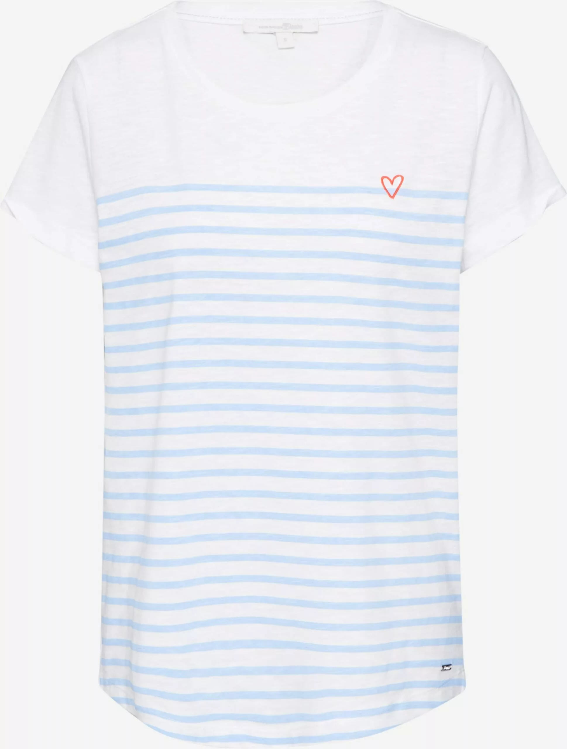 TOM TAILOR Denim T-shirts T-shirt Femme Beige Chiné 1 TOM TAILOR Denim T-shirts T-shirt Femme Beige Chiné