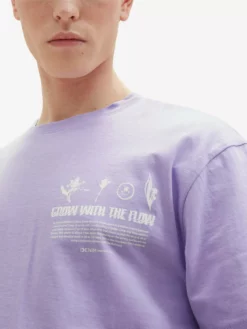 TOM TAILOR Denim T-shirts T-Shirt Homme Violet Clair -Soldes TOM TAILOR Denim 2023 5f10fc5bed83f43e484d2281cbf32f16 scaled