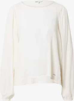 TOM TAILOR Denim Hauts Chemisier Femme Blanc