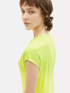 TOM TAILOR Denim T-shirts T-shirt Femme Citron Vert -Soldes TOM TAILOR Denim 2023 62a6afe69eeded060bda9a7beac9d695 scaled
